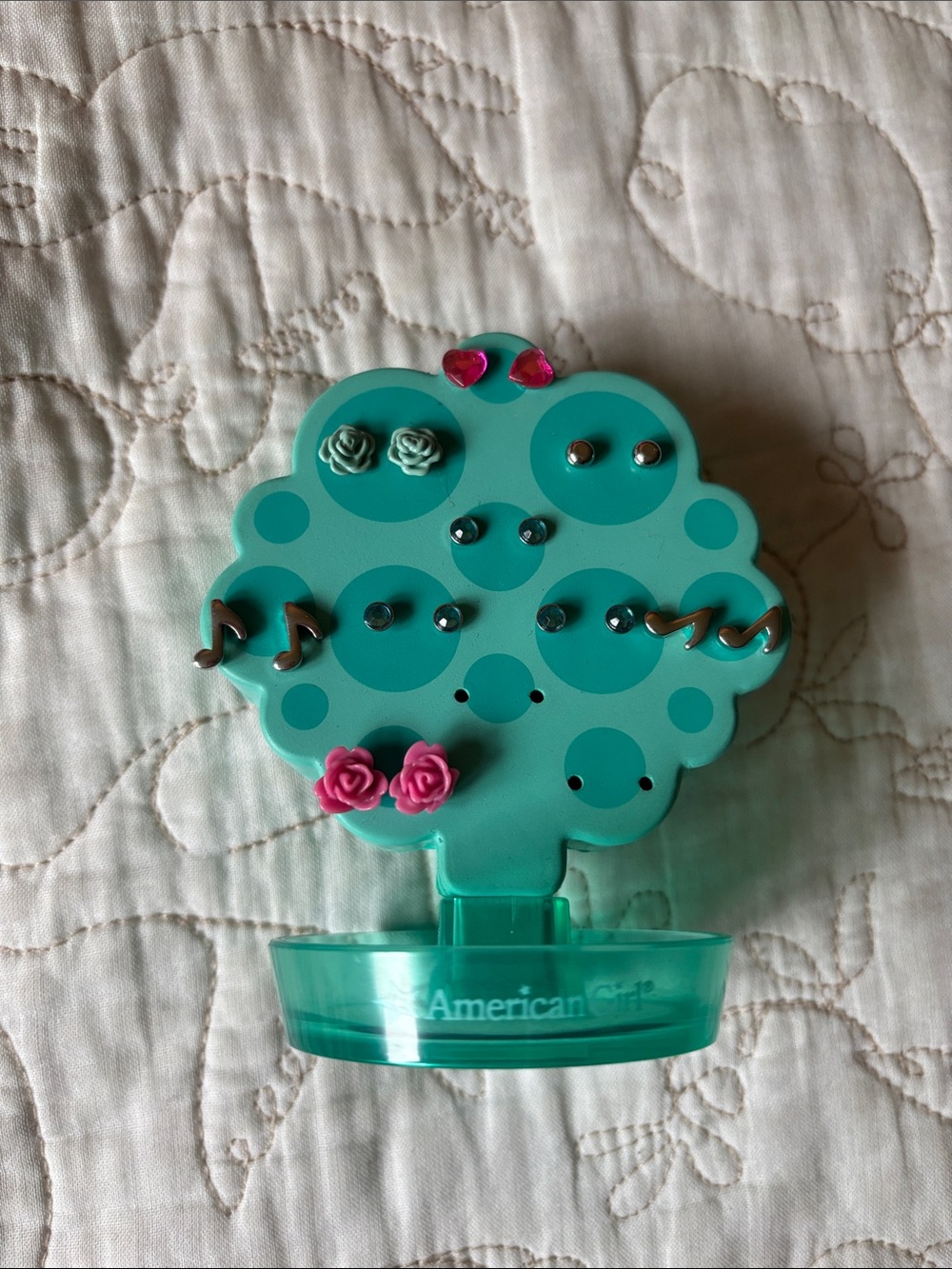 American Girl Earring Tree with Earrings